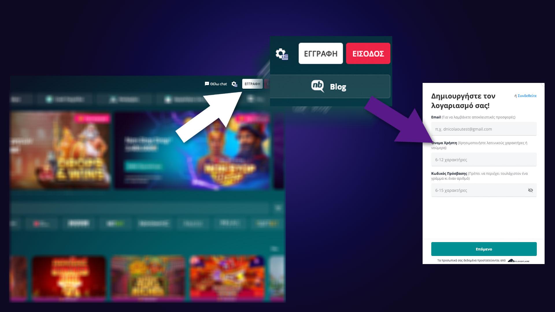 novibet εγγραφη