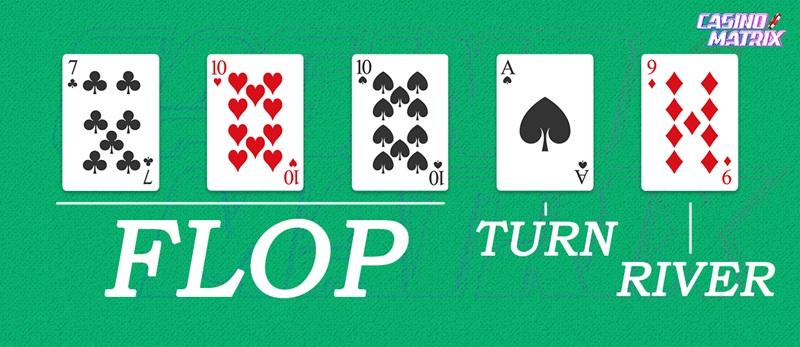 flop turn river board poker 